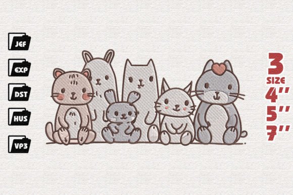 Cute Animals Family Embroidery: A Designer’s Review