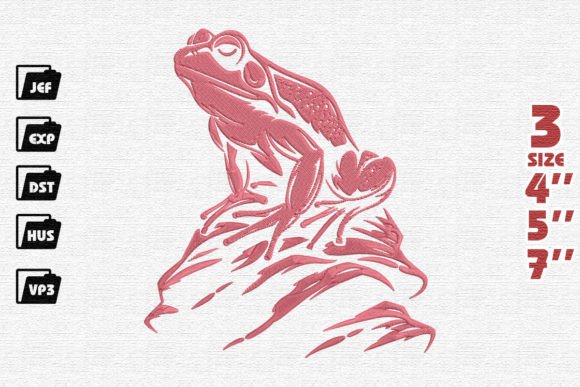 Cute Baby Frog Embroidery: A Craft Fair Review