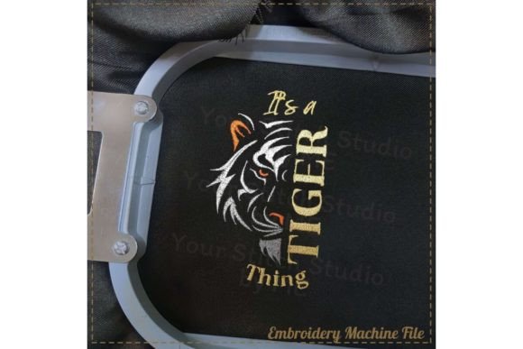 Evaluating Tiger Mascot Embroidery for Etsy Shops