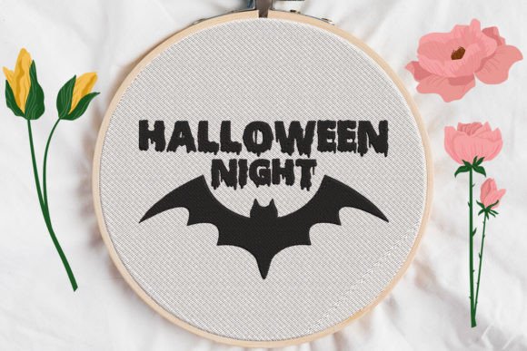 Halloween Night, Bat Embroidery: A Designer’s Review
