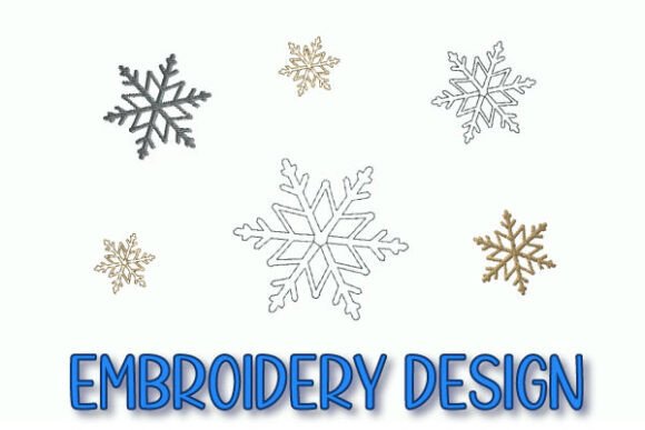 Review: 6 Snowflakes Embroidery Design for Holiday Sales