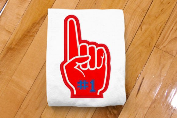 Review: Foam Finger 1 Applique for Boutique Sweatshirts