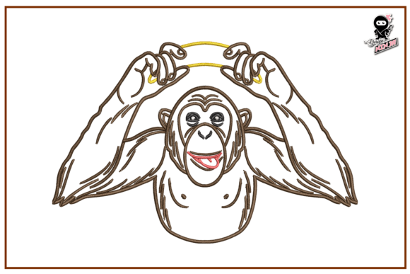 Review: Monkey with Banana Embroidery for Business