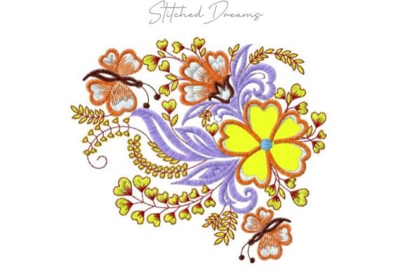 Reviewing Beautiful Flowers Digital Embroidery Design