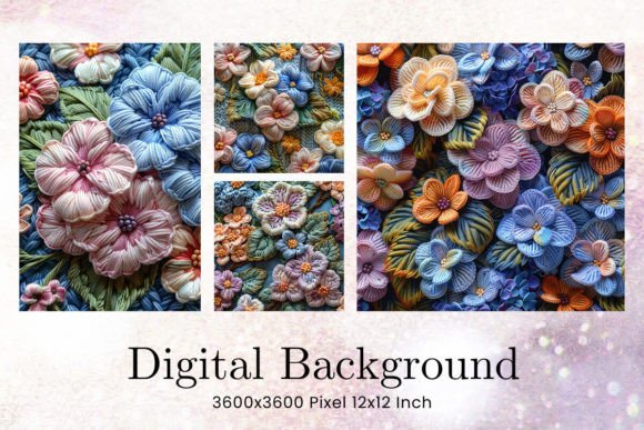Reviewing Flower Embroidery Background Wallpaper for Etsy Shops