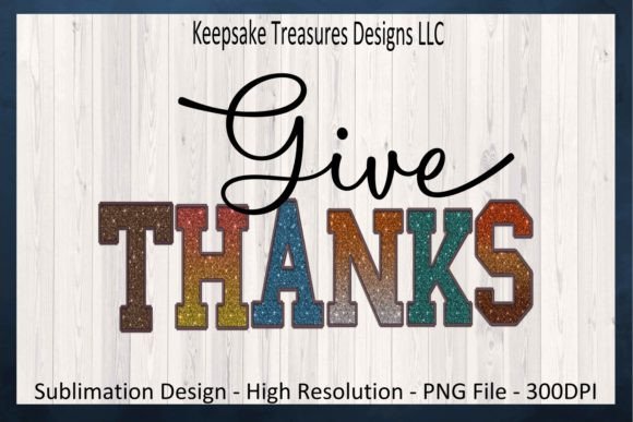 Reviewing Give Thanks Glitter Faux Embroidery