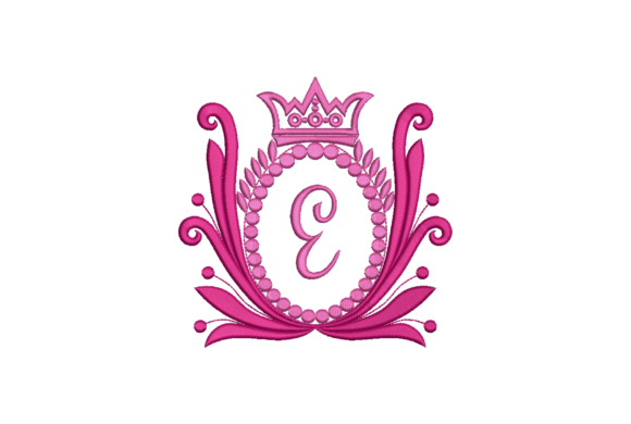 Reviewing the Elegant Crown Embroidery Design Letter E