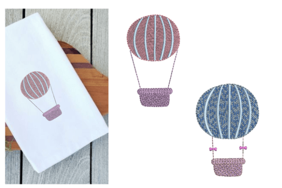 Reviewing the Hot Air Balloons Embroidery Design